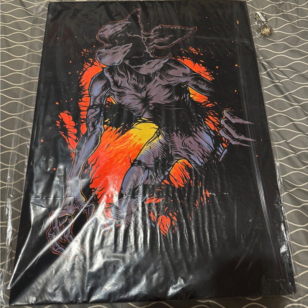 Exclusive Stranger Things Pop Up Store Demogorgon 18x24 Black Light Poster